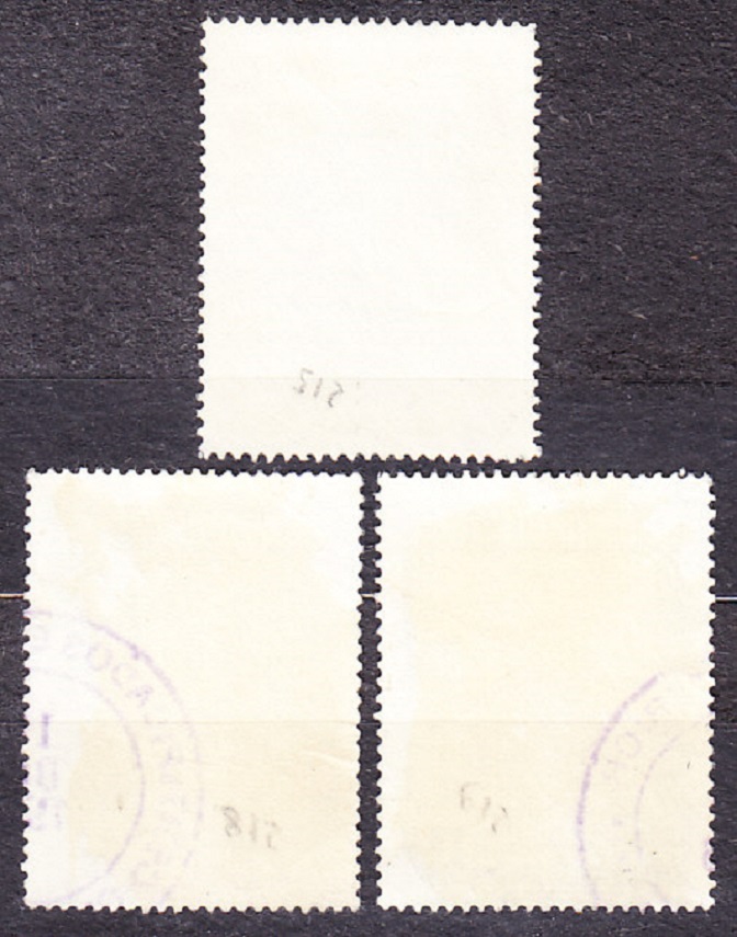 GUATEMALA 1956, Michel 592, 595-596, razené. KRAJINY.
