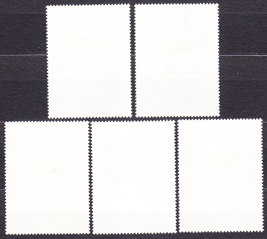 UMM AL QIWAIN 1972, Michel 610-614, * čistá séria. GENERÁL CHARLES DE GAULLE.