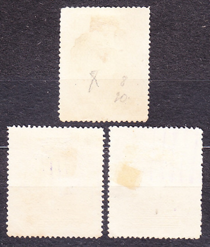 HONDURAS 1907, Michel 105-106, 108, razené. PREZIDENT J. MEDINA.