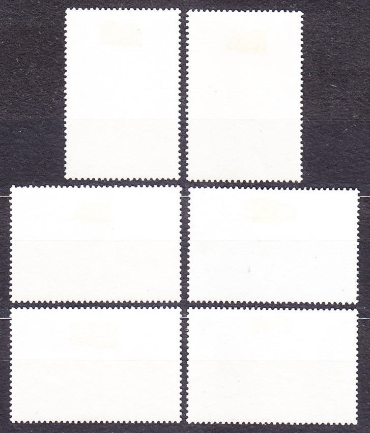 FALKLAND ISLANDS 1989, Michel 488-491, 494, 501, razené. KOLÓNIE. PLACHETNICE.