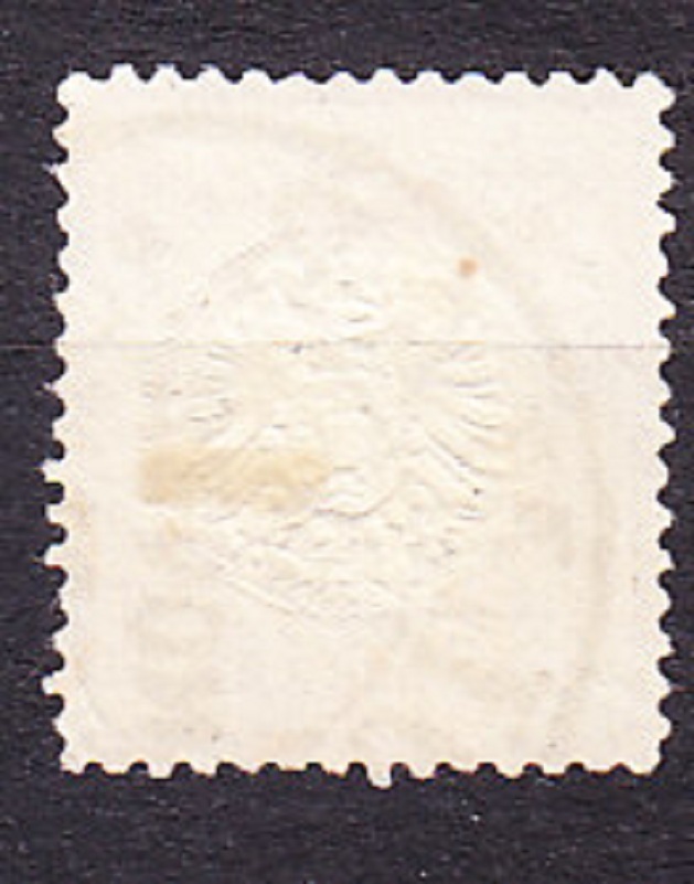 DEUTSCHES REICH 1872, Michel 19, razená. ORLICA - VEĽKÝ ŠTÍT.