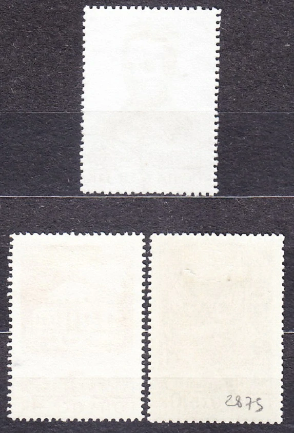 ZSSR 1964, Michel 2972-2974, razená séria. BÁSNIK M. LERMONTOV.