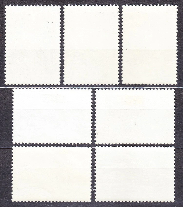 ZSSR 1967, Michel 3386-3392, razená séria. KOŽUŠINOVÉ ZVIERATÁ.
