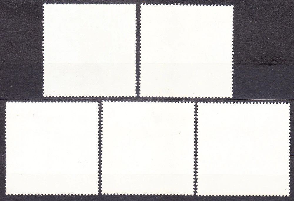ZSSR 1975, Michel 4376-4380, razené. MORSKÉ ŽIVOČÍCHY.