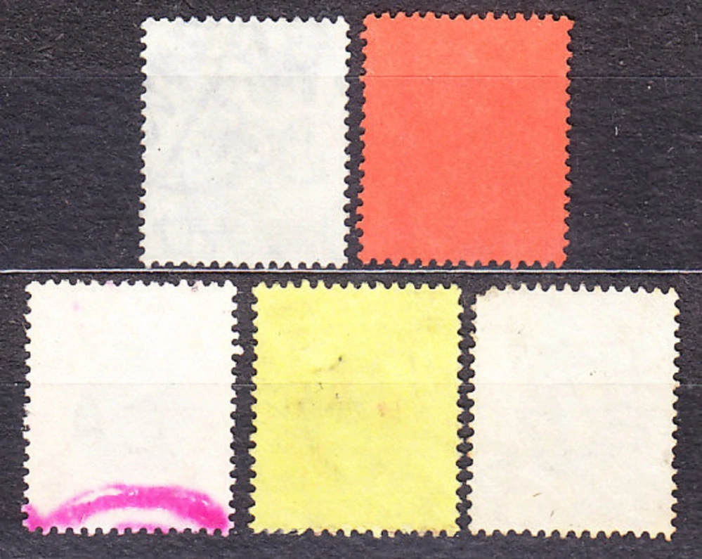HONG KONG 1904, Michel 76-78, 82-83, razené. KOLÓNIE. KRÁĽ EDWARD VII.