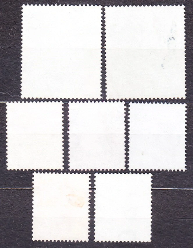 HONG KONG 1975, Michel 295, 297, 299, 301, 303-305, razené. KOLÓNIE. KRÁĽOVNÁ ALŽBETA II.