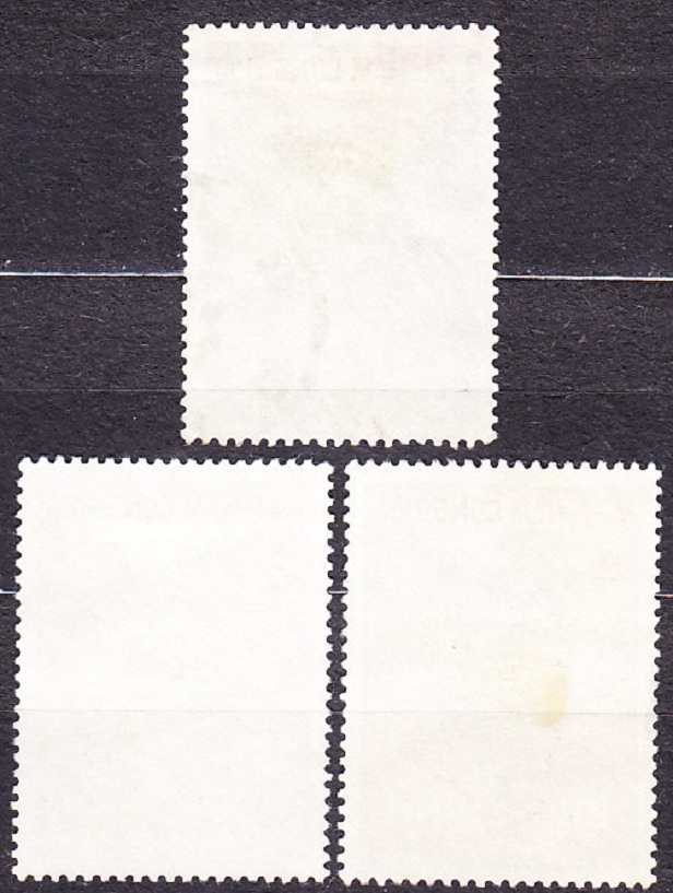 JUŽNÝ VIETNAM 1959, Michel 188, 190-191, razené. LOKOMOTÍVY.