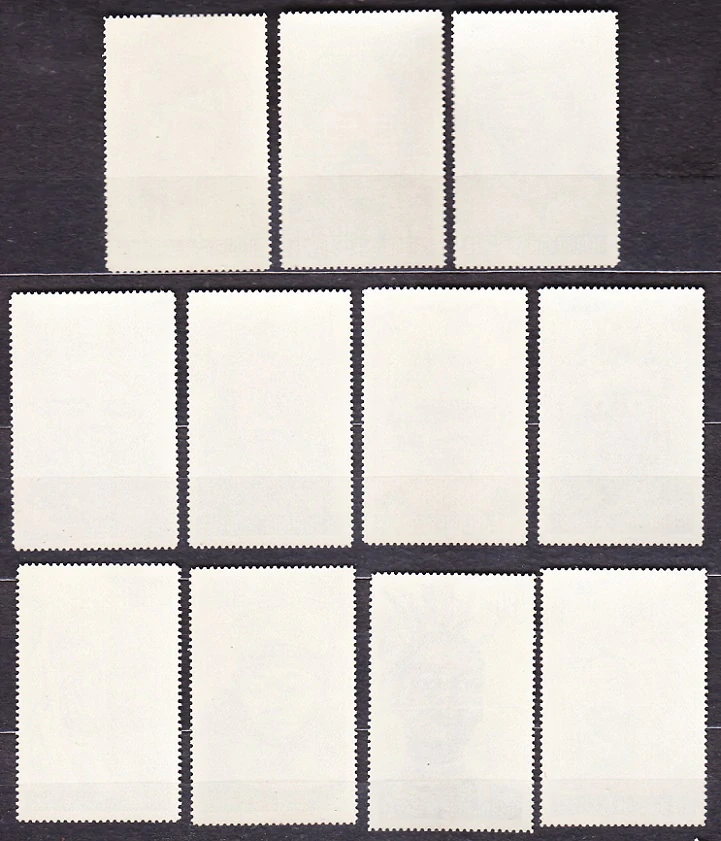 GUINEA 1965, Michel 274-284, ** čisté. MASKY.