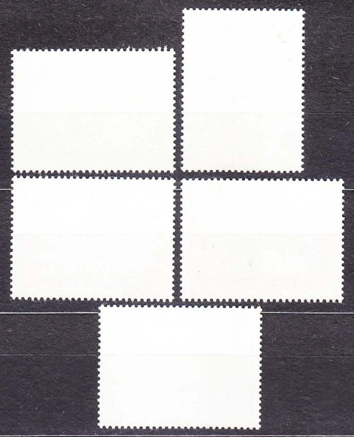GABON 1970, Michel 398-402, ** čistá séria. DIVÉ ZVIERATÁ.