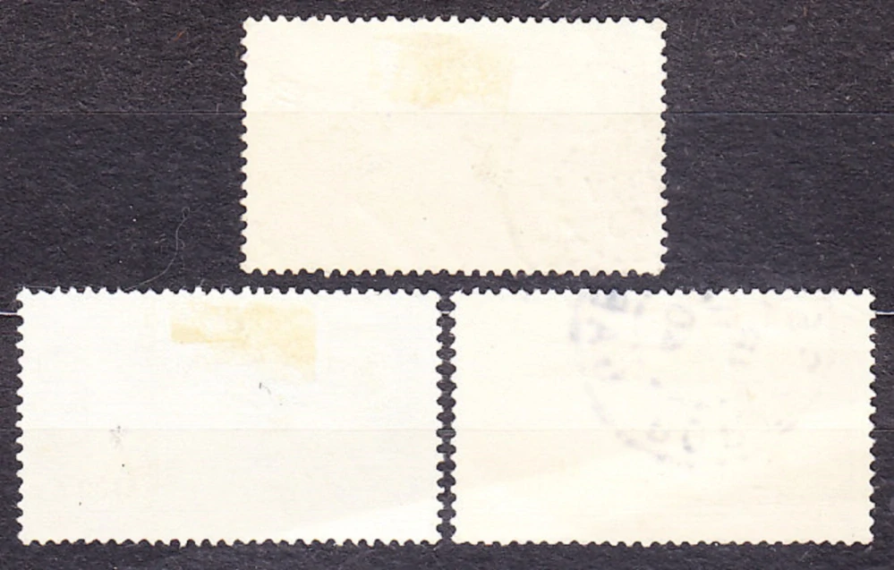 FRANCÚZSKA ROVNÍKOVÁ AFRIKA 1937, Michel 67, 72, 74, razené. KOLÓNIE. LETECKÉ.