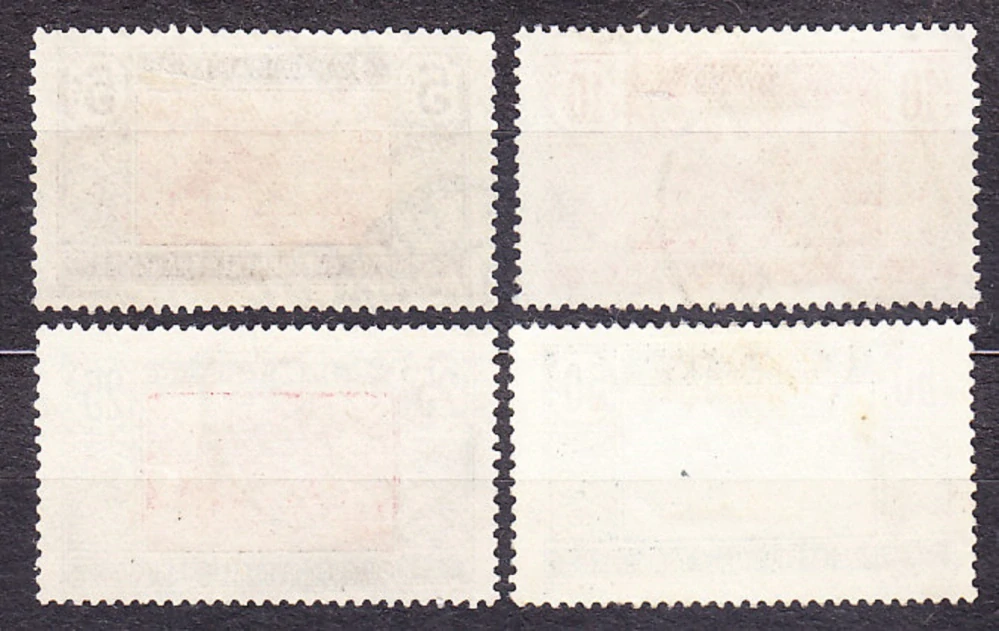 MAURITÁNIA 1922, Michel 51, 55, 57, 65, razené. KOLÓNIE. JAZDEC NA ZEBU NA CESTE CEZ PÚŠŤ.
