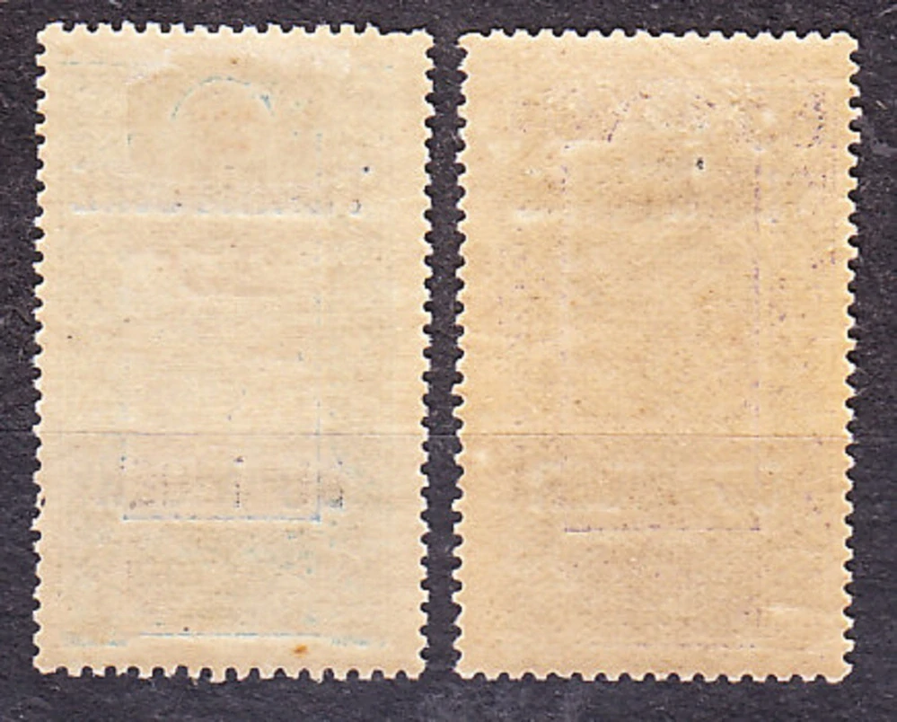 FRANCÚZSKY NIGER 1922, Michel 23, 25, * čisté. KOLÓNIE. JAZDEC NA ŤAVE - PRETLAČE.