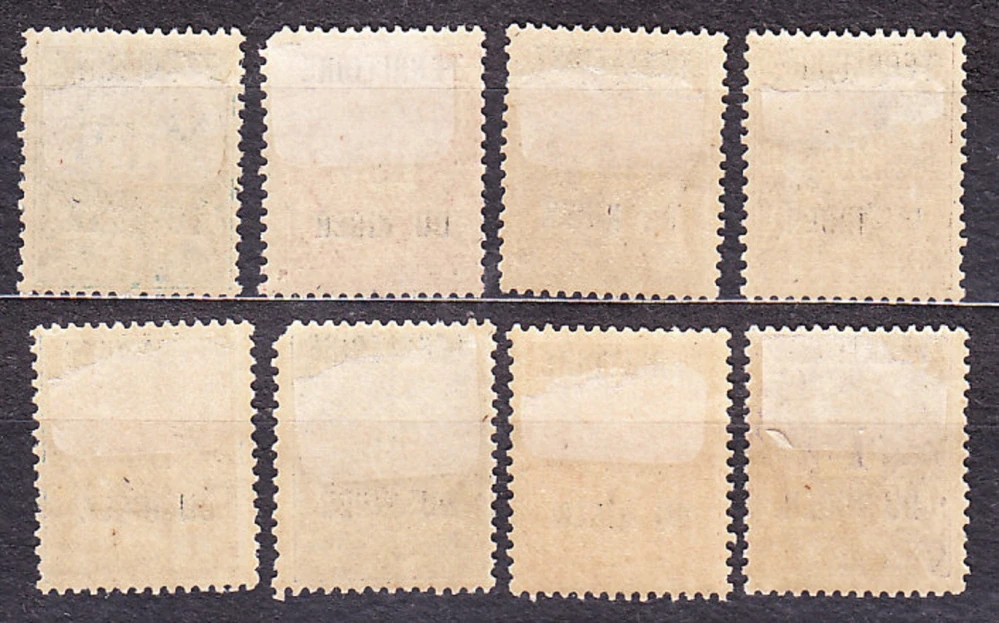FRANCÚZSKY NIGER 1921, Michel 1-8, * čistá séria. KOLÓNIE. DOPLATNÉ. ČÍSLICE.