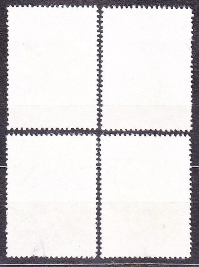 HORNÁ VOLTA 1963, Michel 120-123, razené. KVETY.