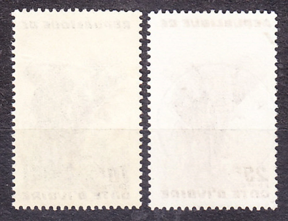 POBREŽIE SLONOVINY 1959, Michel 204-205, razené. SLONY.