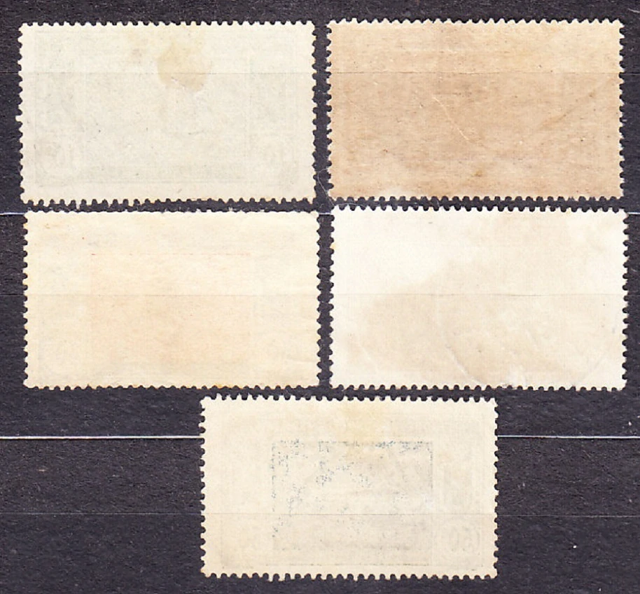 POBREŽIE SLONOVINY 1922, Michel 63, 65, 67,-68, 70, razené. KOLÓNIE. KRAJINY - LAGÚNA, ČLN.
