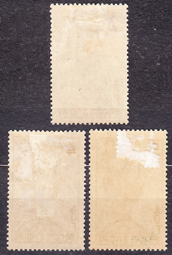 POBREŽIE SLONOVINY 1936, Michel 113, 115-116, * čisté. KOLÓNIE. DOMORODKYŇA.