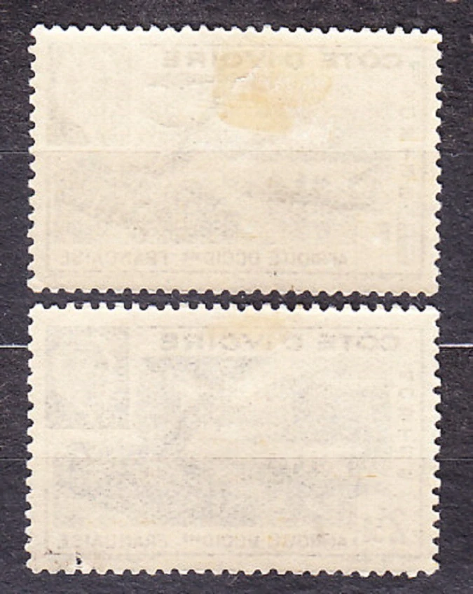 POBREŽIE SLONOVINY 1941, Michel 184-185, * čistá séria. KOLÓNIE. MARŠÁL PÉTAIN - LAGÚNA, ČLN.