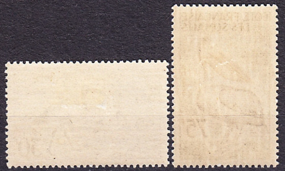 FRANCÚZSKE SOMÁLSKO 1959, Michel 329, 331, * čisté. KOLÓNIE. VTÁCTVO.