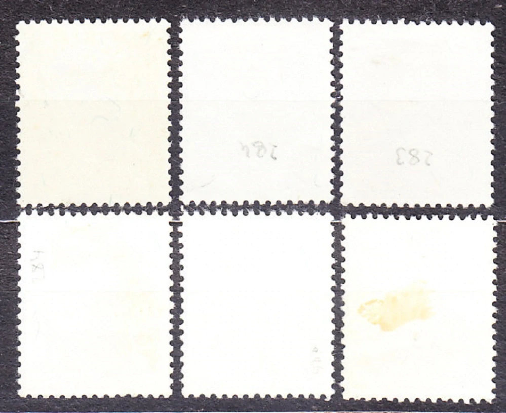 PORTUGALSKÁ GUINEA 1963, Michel 281-284, 286-287, razené. KOLÓNIE. CHROBÁKY.