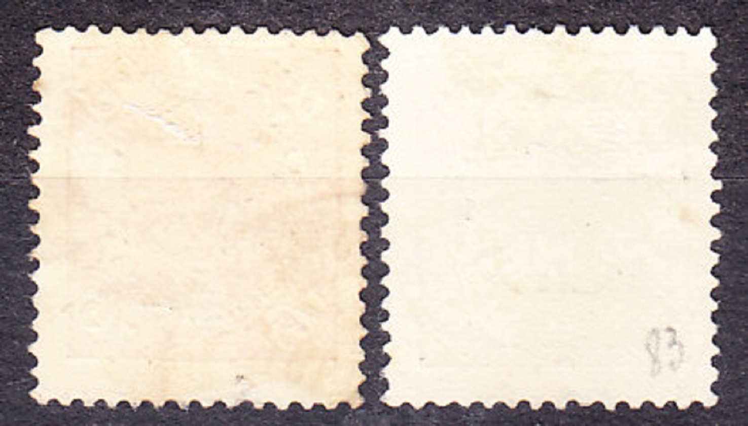 PORTUGALSKÁ GUINEA 1902, Michel 73-74, razené. KOLÓNIE. KRÁĽ CARLOS I. - PRETLAČE.
