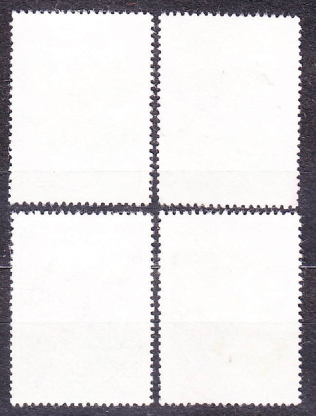 HORNÁ VOLTA 1963, Michel 120-123, razené. KVETY.