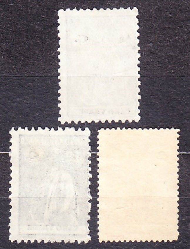 KAPVERDY 1921, Michel 141-142, 145, čisté bez lepu. KOLÓNIE. CERES.