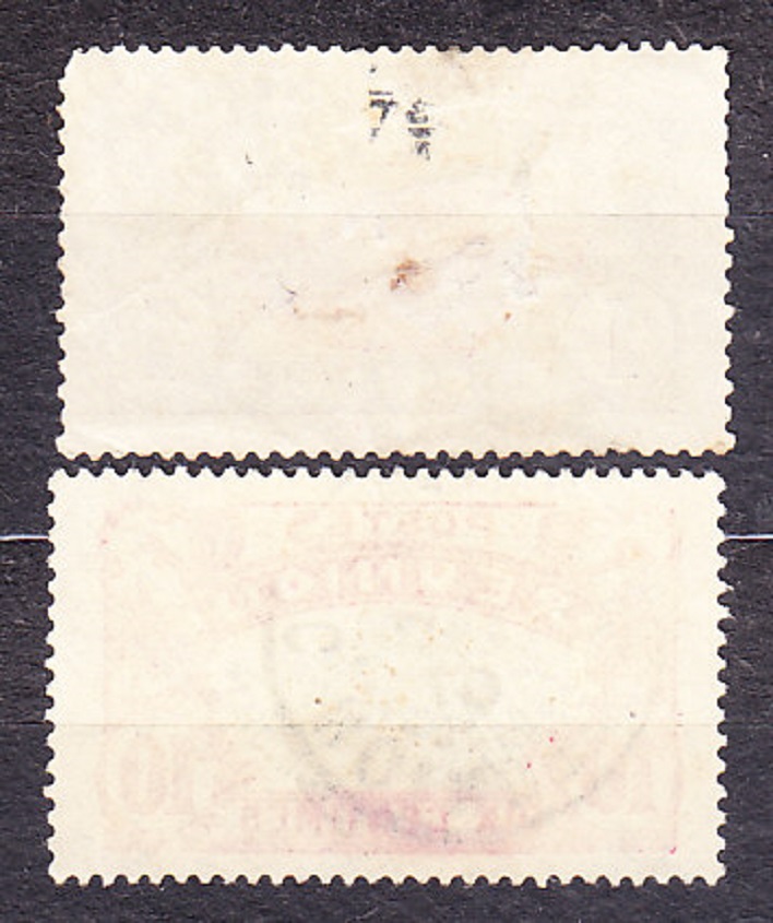 RÉUNION 1907, Michel 56, 60, razené. KOLÓNIE. MAPA OSTROVA.