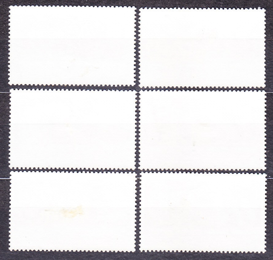 ST. VINCENT 1977, Michel 459-464, * čisté. KRÁĽOVNÁ ALŽBETA II. - SLÁVNI PANOVNÍCI.