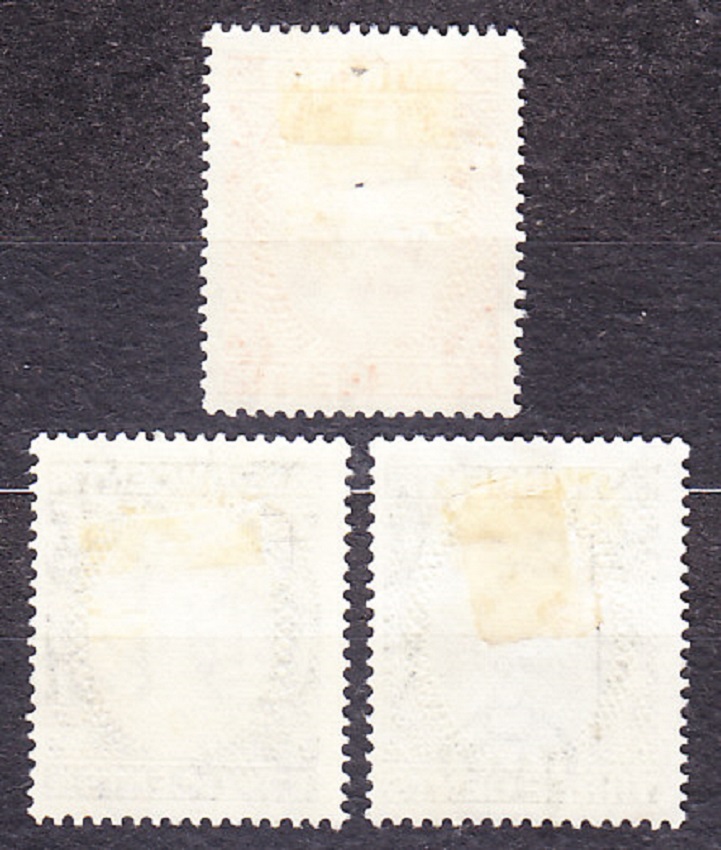 ST. VINCENT 1955, Michel 168-170, * čisté. KOLÓNIE. KRÁĽOVNÁ ALŽBETA II.