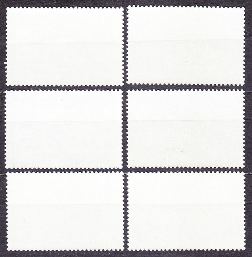 BERMUDA 1976, Michel 326-331, ** čistá séria. KOLÓNIE. PLACHTNICE.
