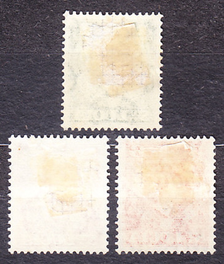 ST. LUCIA 1953, Michel 146-148, * čisté. KOLÓNIE. KRÁĽOVNÁ ALŽBETA II.