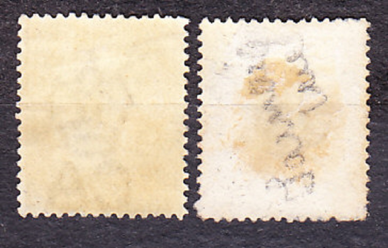 JAMAJKA 1885, Michel 19, 21, razené. KOLÓNIE. KRÁĽOVNÁ VICTORIA.