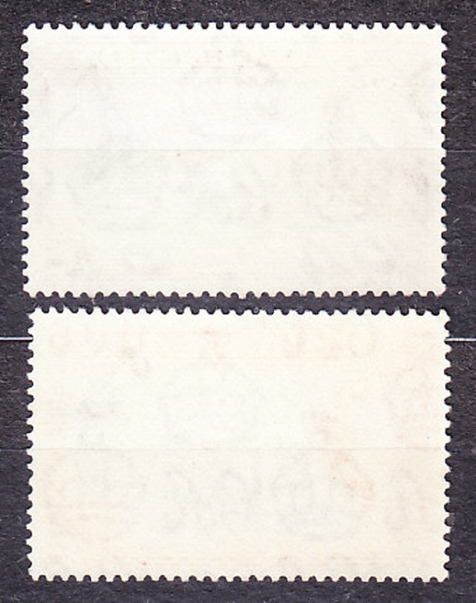 ASCENSION 1956, Michel 62, 64, **/* čisté. KOLÓNIE. KRÁĽOVNÁ ALŽBETA II. - KRAJINY.