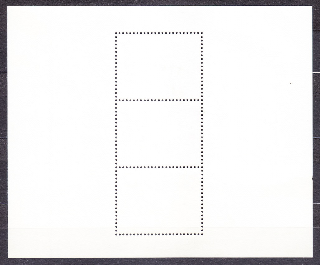 PORTUGALSKO - MADEIRA 1986, Michel Block 7, razený hárček. EUROPA - OCHRANA PRÍRODY - VTÁCTVO, LODE.