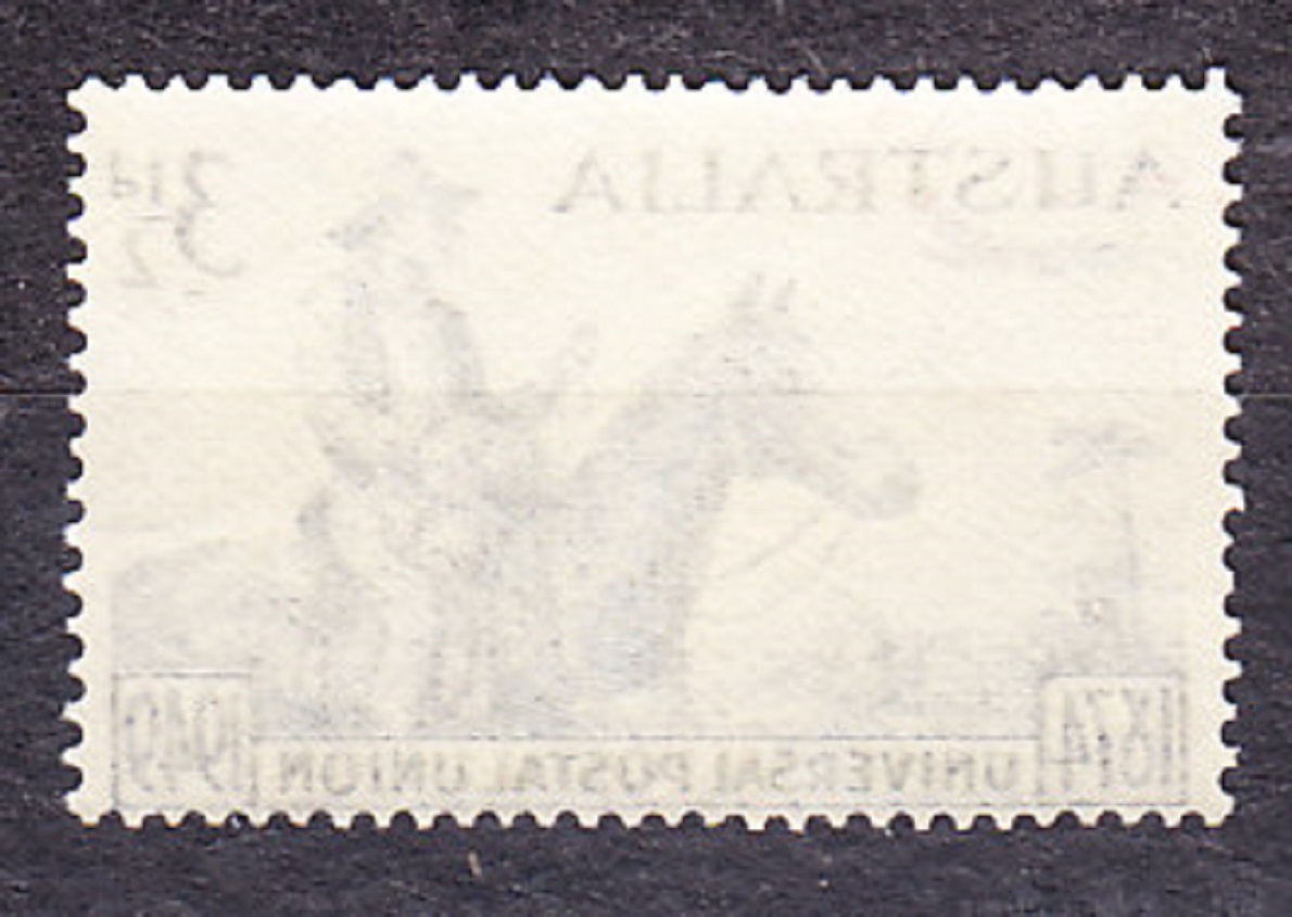 AUSTRÁLIA 1949, Michel 198, ** čistá séria. POŠTÁR NA KONI.