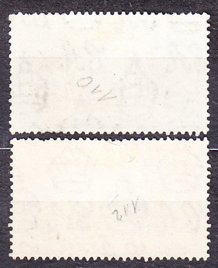 GIBRALTAR 1938, Michel 113, 115, razené. KOLÓNIE. KRÁĽ GEORGE VI. - KRAJINY.