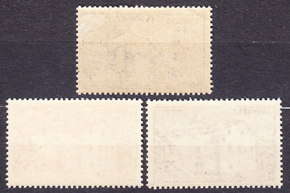 ANDORRA - FRANCÚZSKA POŠTA 1944, Michel 106-107, 109, * čisté. KRAJINY.