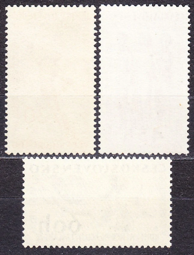 ČSSR 1958, Pofis 996-998, ** čistá séria. UDALOSTI VO SVETE.