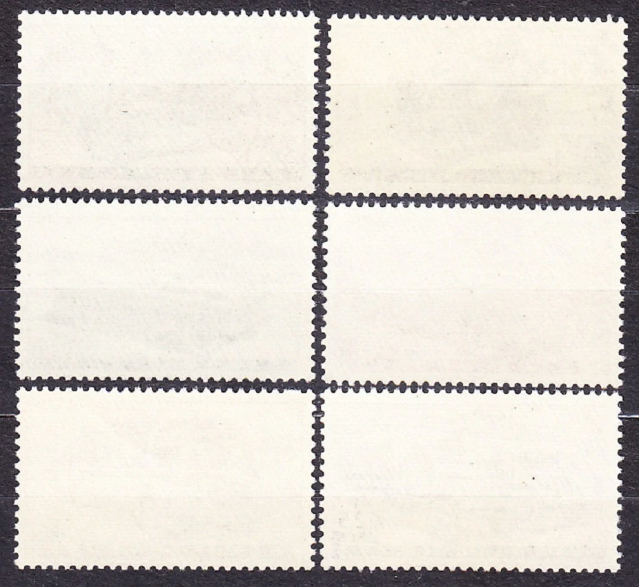 ČSSR 1958, Pofis 1026-1031, ** čistá séria. STARÉ AUTÁ, VÝVOJ VÝROBY.