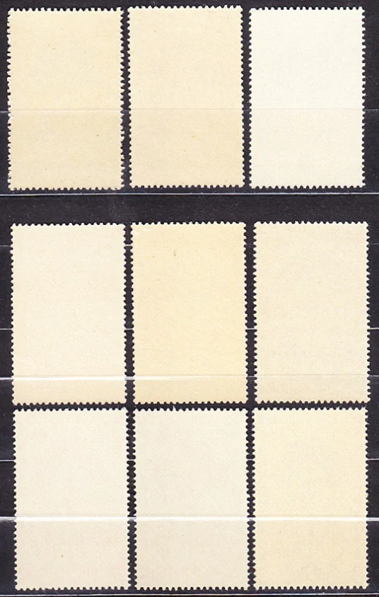 MADAGASCAR 1943, Michel 351-355, 357-360, ** čisté. KOLÓNIE. PÚTNICKA PALMA.