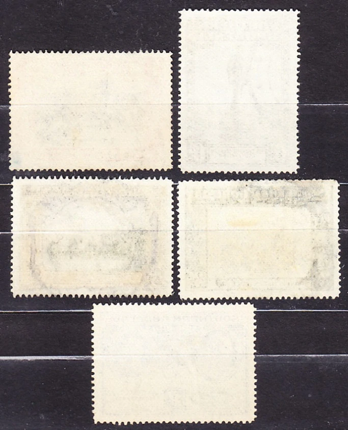 SOUTHERN RHODESIA 1940, Michel 56, 58-59, 61-62, razené. KOLÓNIE. KRAJINY, OSOBNOSTI.