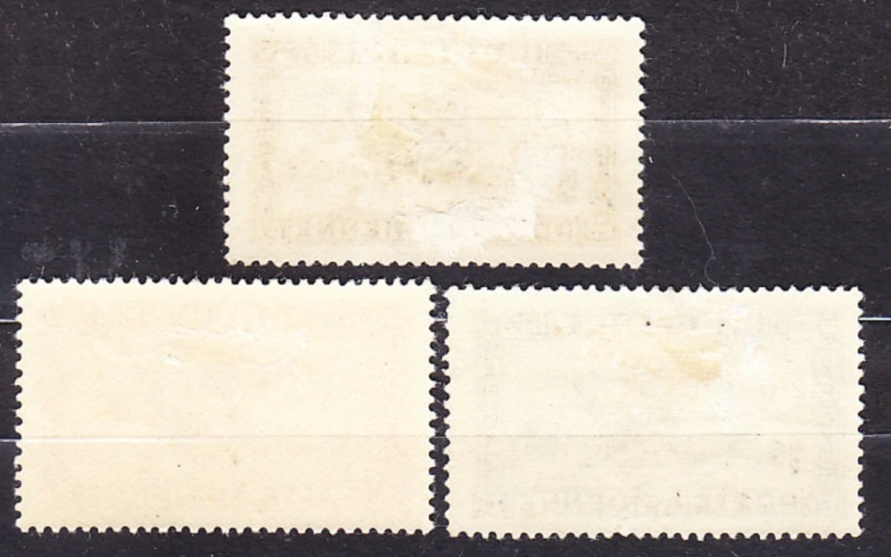 FRANCÚZSKA INDOČÍNA 1942, Michel 267, 269, 278, * čisté. KOLÓNIE. LETECKÉ.