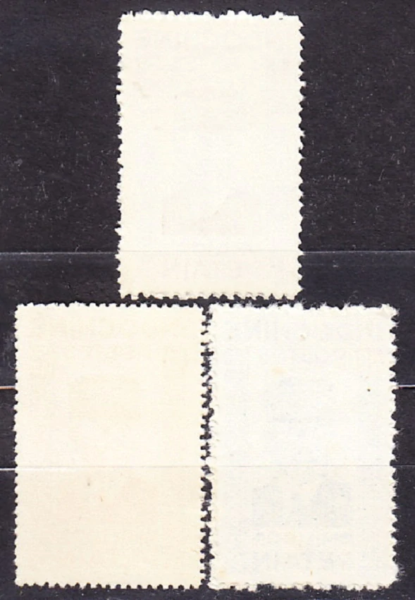 FRANCÚZSKA INDOČÍNA 1942, Michel 282, 284, 287, ** čisté. KOLÓNIE. MARŠÁL P. PÉTAIN.