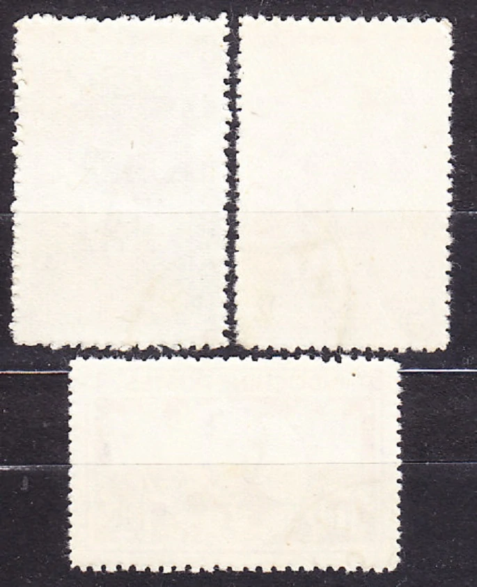 FRANCÚZSKA INDOČÍNA 1943, Michel 302, 304, 309, razené. KOLÓNIE. MOREPLAVCI.