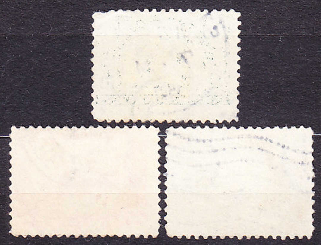 USA 1907, Michel 159-161, razená séria. VÝSTAVA V HAMPTON ROADS.