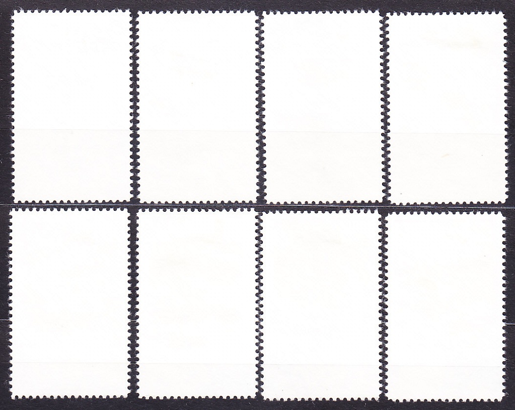 USA 1974, Michel 1137-1144, razená séria. MAĽBY - SLÁVNI MALIARI.