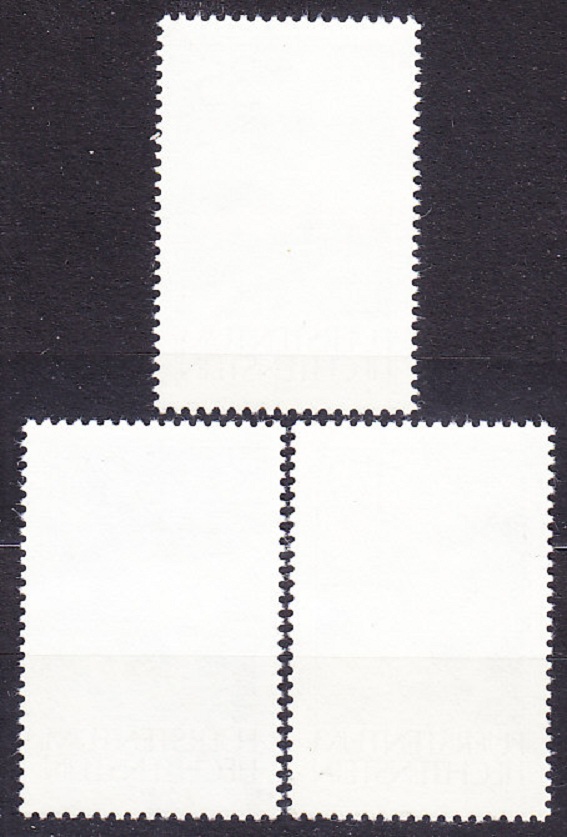LICHTENSTEINSKO 1986, Michel 907-909, razená séria. LESNÁ ZVER.