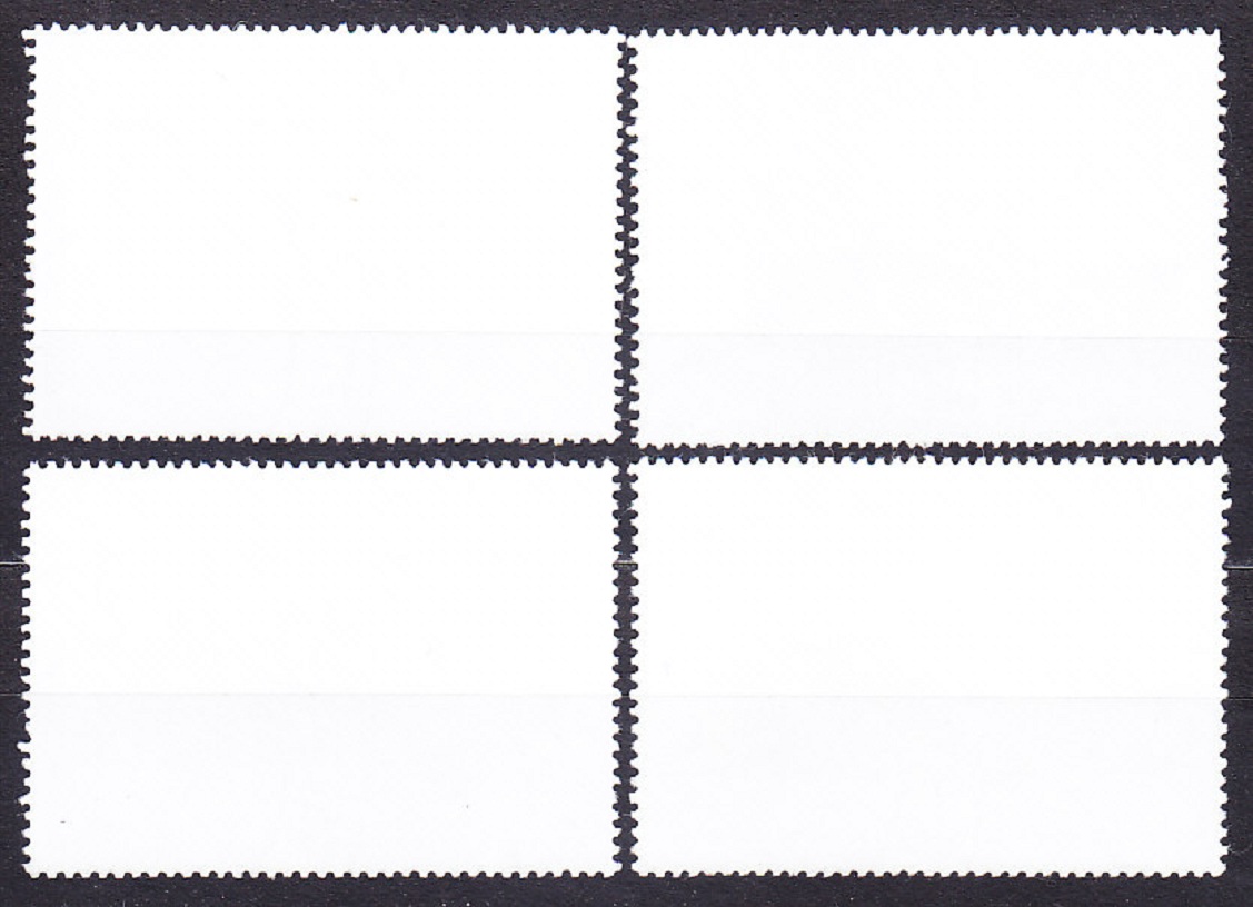 GUYANA 1988, Michel 2320-2323, razená séria. LOKOMOTÍVY.