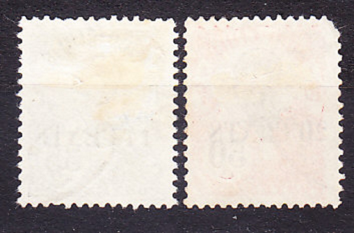 FRANCÚZSKA INDOČÍNA 1919, Michel 81, 84, razené. KOLÓNIE. DOMORODKYNE - PRETLAČE.